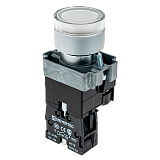 MTB2-BW3161 Кнопка с LED подсветкой, белая, 24V AC/DC, 1NO, мет. preview