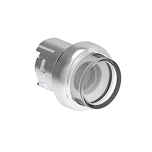 LPSBL207 Толкатель кнопки металлический d=22мм с возможностью подсветки, выступающий, без фиксации, (без крепежного основания ..AU120M), цвет прозрачный