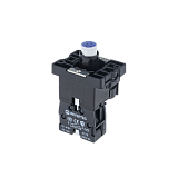 MTB2-EW636 Основание с модулем подсветки, 1NO блок-контакт, синий, 220V AC/DC, пласт. preview