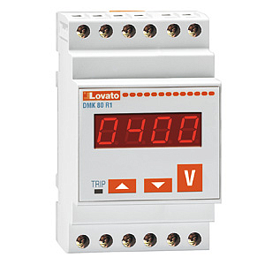 DMK 80 R1 ВОЛЬТМЕТР ОДНОФАЗНЫЙ, С РЕЛЕЙНЫМ ВЫХОДОМ