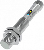 CR12XCF04DPCY-E2 Емкостной датчик цилиндрический, M12x63 мм, медно-никелевый сплав, заподлицо, выход PNP НЗ, регул. чувствит., расст. сраб. Sn=4 мм, питание 10…30VDC, 25 Гц, IP67, разъём M12 4pin preview