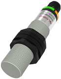 CR18XSCF08DPOY-E2 Емкостной датчик цилиндрический, M18x80 мм, пластиковый, заподлицо, выход PNP НО, регул. чувствит., расст. сраб. Sn=8мм, питание 10…30VDC, 20 Гц, IP68, разъём М12 4-pin