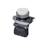 MTB4-BL11 Кнопка выступающая белая, 1NO, IP65, металл preview