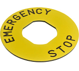 BET60P Табличка аварийной кнопки пластиковая Ф60мм preview