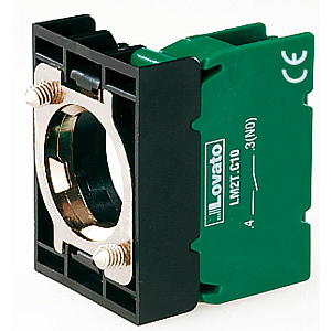 8 LM2T E10 Вспомогательный контакт 1НЗ с креплением под винт, в комплекте с крепежным основанием….AU120