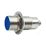 CB-M3020P-C11S12 Ёмкостной датчик, цилиндрический M30, монтаж заподлицо, расст. сраб. Sn=20 мм, питание 10…30 VDC, выход PNP, НО, латунь никелированная, 100 Гц, IP67, разъём M12 4-pin