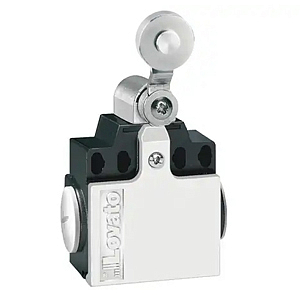 KNE2S11 Концевой выключатель, толкатель рычажный с роликом, 2 боковых входа 1NO+1NC