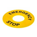 MTB2-F07 Табличка "Emergency Stop", размер 60 мм (2 шт. в комплекте) preview