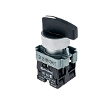 MTB2-BJZ135 Переключатель, длинная ручка, черный, 3 полож. 2NO, возвр.-фикс.-возвр, мет. preview