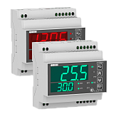 2ТРМ1-Д.У2.РР Двухканальный регулятор со встроенным источником питания 24VDC в DIN-реечном исполнении 88х90х59 с красной индикацией, два выхода реле 8А, 220VAC, IP20 preview