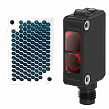 BJX3M-PDT-C-P Фотодатчик компактный с поляризац. фильтром, отражение от рефлектора (MS-2A), красный 650 нм, функция MSR, размер датчика 10,6 x32x20 мм, выход PNP, на свет/на затемнение, регул. чувствит.,питание 10-30VDC, разъем М8, IP65.