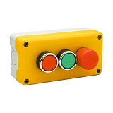 P3EC1A2BE30 Пост 3-х кнопочный, с красной (1Н3), зеленой (1НO) кнопками и аварийный стоп (1H3) с фиксацией (IP50) preview