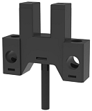 PU05M-TGPR-K Миниатюрный щелевой датчик 5 мм, глубина вилки 8,4 мм, выход PNP, режим работы: на свет + на затемнение, инфр. LED 855 нм, питание 5...24 VDC, IP65, кабель 1м, тип конструктива - K