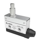 LSAR7-110 Мини концевой выключатель, металлический корпус, Тип толкателя - высокий плунжер (нажимной толкатель стержени D=8мм), НО/НЗ (10A/250V)