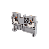 MTP-2.5 Клемма push-in проходная, 2.5 мм², серая