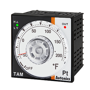 TAM-B4RP0F Температурный контроллер, DIN W72XH72mm, Аналоговый, ПИД-регулятор, релейный выход, вход термосопротивления, -58 до 212 F, 100-240VAC
