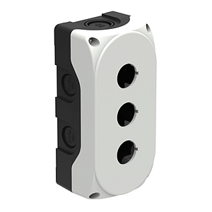 LPZP3A8 Корпус пластиковый для пультов управления, 3 отверстия под кнопки, цвет серый