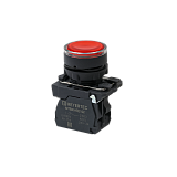 MTB5-AW34721 Кнопка красная с подсветкой, 1NС, 24V AC/DC, IP65, пластик