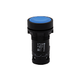 MTB7-EH65 Кнопка плоская синяя с фиксацией, 1NO+1NC, IP54, пластик