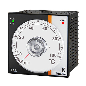 TAL-B4RK4C Температурный контроллер, 1/4 DIN, Аналоговый, ПИД-регулятор, релейный выход, K термопара, 400 C°, 100-240VAC