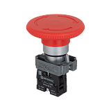 MTB2-BSZ1264 Кнопка грибовидная возврат поворотом, 1NC, красный, O60 мм, мет. preview