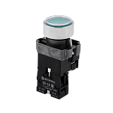 MTB2-BWF3371 Кнопка плоская зеленая с подсветкой, 24V AC/DC, 1NO, IP67, металл preview
