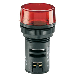 8 LP2T ILB4 Арматура светосигнальная моноблочная красная 24VAC/DC
