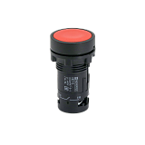 MTB7-EH45 Кнопка плоская красная с фиксацией, 1NO+1NC, IP54, пластик