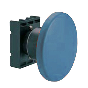 8 LP2T B6166 Толкатель грибовидной кнопки d=60 мм, в пластиковом корпусе, без фиксации, (в комплекте с крепежным основанием ..AU120), цвет синий