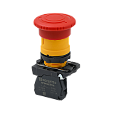 MTB5-AS542 Кнопка грибовидная аварийной остановки, красная, 40 мм, возврат поворотом с фиксацией, 1NC, IP65, пластик preview