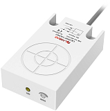 CE35SF10DNO Емкостной датчик прямоугольной формы, чувствительная часть сверху, размер 35x58x15 мм, выход NPN НО, расст. сраб. Sn=10 мм, питание 10…30VDC, 50 Гц, IP67, кабель 2 м