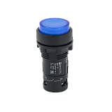 MTB7-EW36611 Кнопка синяя выступающая с подсветкой, 1NO, 24V AC/DC, IP54, пластик