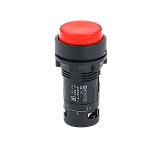 MTB7-EW34621 Кнопка красная выступающая с подсветкой, 1NС, 24V AC/DC, IP54, пластик