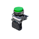 MTB4-BL31 Кнопка выступающая зеленая, 1NO, IP65, металл preview