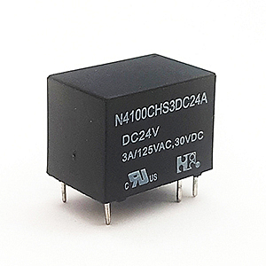 N4100CH3DC24V Реле (аналог UA) Forward Relay  контакты 3А, 250VAC, катушка 24VDC