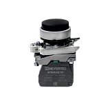 MTB4-BL21 Кнопка выступающая черная, 1NO, IP65, металл preview