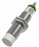 CR18XCN12DNOY Емкостной датчик цилиндрический, M18x80 мм, медно-никелевый сплав, незаподлицо, выход NPN НO, регул. чувствит., расст. сраб. Sn=12 мм, питание 10…30VDC, 35Гц, IP67, кабель 2 м