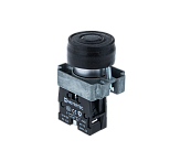 MTB2-BPZ112 Кнопка в кожухе, черная, 1NO, мет. preview