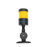 PVO1-124B-Y Светодиодная сигнальная колонна Raventek, диаметр 64 мм, с зуммером, Питание 24VDC, 1 цвет Желтый IP65 preview