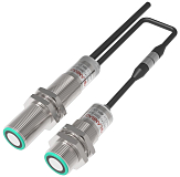 UR18-DC60D3PC Ультразвуковой датчик двойного листа M18, три выхода PNP/NC, отсутствие листа, выход двойного листа, выход одиночного листа, Sn=30-60 мм, питание 18...30VDC, кабель 2 м, кронштейн в комплекте, IP67