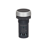 MTB8-EA23 Кнопка плоская черная, 2NO, IP65, пластик