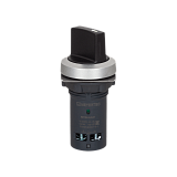 MTB8-ED41 Переключатель на 2 положения, с возвратом, короткая ручка, 1NO, IP65, пластик