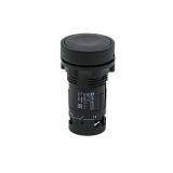 MTB7-EA23 Кнопка плоская черная, 2NO, IP54, пластик
