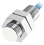 LR08AF15FLCN Индуктивный датчик, M8x22 мм, раст. сраб. 1, 5 мм, цилиндрический, заподлицо, питание 8.2DC, выход NAMUR, НЗ, медно-никелевый сплав, IP67, макс. частота 2000 Гц, кабель 2 м