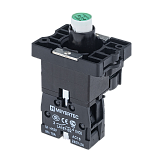 MTB2-EW613 Основание с модулем подсветки, 1NO блок-контакт, зеленый, 24V AC/DC, пласт. preview
