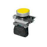 MTB4-BA51 Кнопка плоская желтая, 1NO, IP65, металл preview