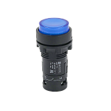 MTB7-EW36616 Кнопка синяя выступающая с подсветкой, 1NO, 220V AC, IP54, пластик preview