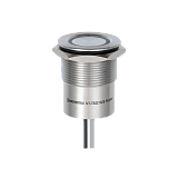 MT-TS2210ZBRG Кнопка сенсорная с подсветкой (красная/зеленая), Ø22 мм, NO, с фиксацией, NPN, 24В DC, IP68 