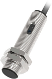 PR12-TM5DPO Однолучевой световой барьер 5 м, цилиндрический M12, медно-никелевый сплав, инфр.красн. (880нм), выход PNP, режим работы: на затемнение, (T-тип), питание 10…30VDC, IP67, кабель 2м / приемник preview