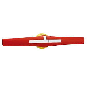 GEX68N Рукоятка прямой установки запираемая, красная/желтая